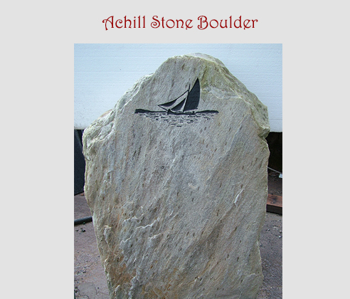 Galway Hooker Carved stone